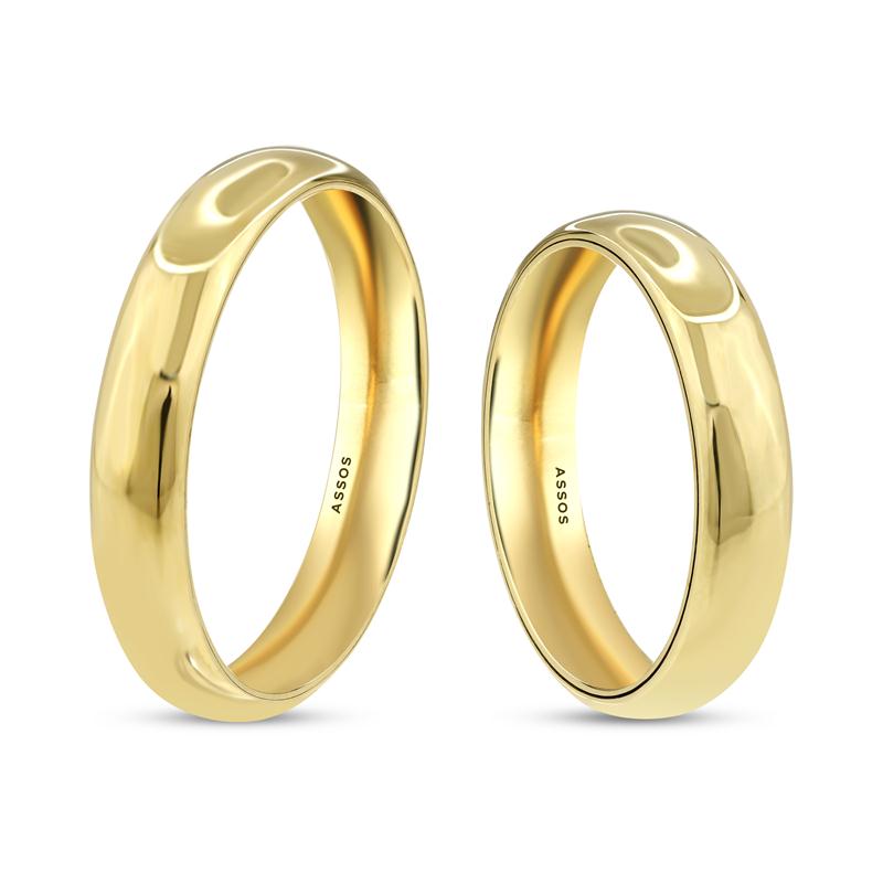 Klasik Altın Alyans-4mm